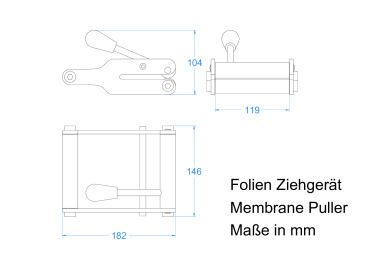 thumbnail of Folien-Ziehgeraet-Membrane-Puller-Technische-Zeichung